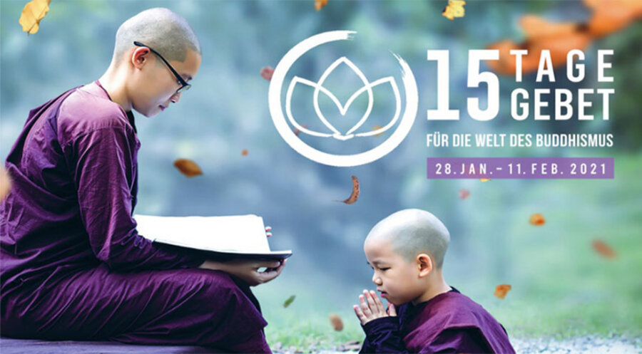 Christen aus aller Welt beten gemeinsam für die buddhistische Welt. Screenshot: dmgint.de