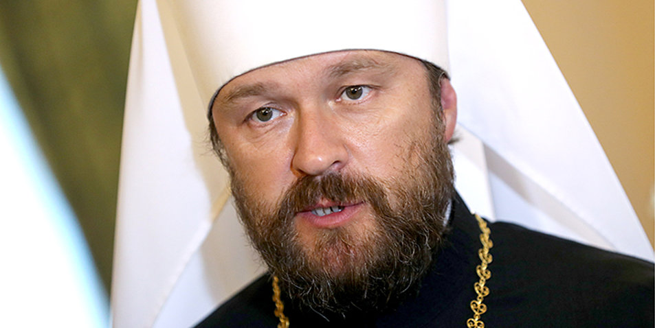 Der Außenamtsleiter der russisch-orthodoxen Kirche, Metropolit Hilarion. Foto: picture-alliance/Valery Sharifulin/TASS/dpa