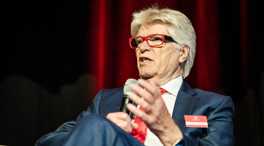 Unternehmer Friedhelm Loh: „Man kann auf die Zukunft warten oder sie gestalten.“ Foto: IDEA/Matthias Schmitt