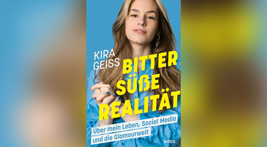 „Bei ihrem Prozess zur Selbstfindung lässt Geiss kein Kapitel aus.“ Cover: adeo-Verlag