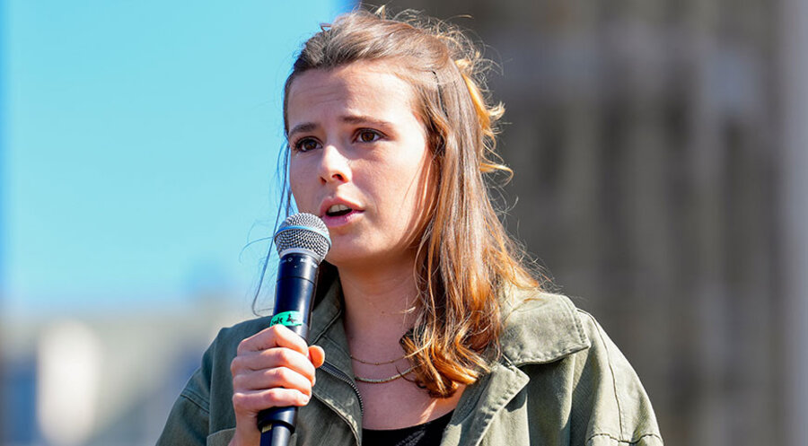 Die Klimaaktivistin Luisa Neubauer ist mit dem „Ökumenischen Predigtpreis“ ausgezeichnet worden. Foto: picture alliance/SULUPRESS.DE|Marc Vorwerk/SULUPRESS.DE