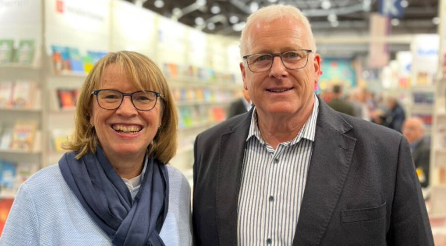 Renate Nolte geht in den Ruhestand. Ihr Nachfolger ist Detlef Holtgrefe. Foto: Doro Dengel