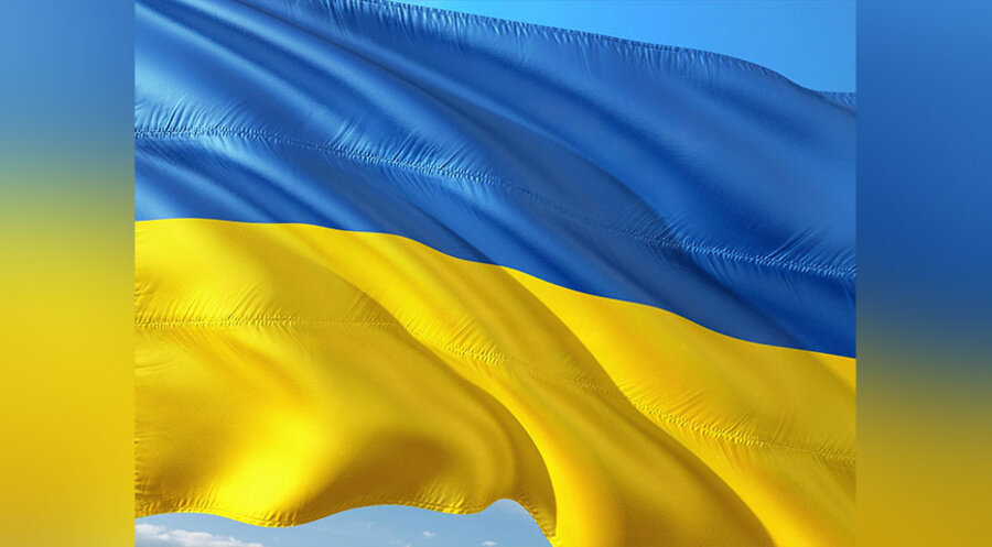 Die ukrainische Flagge. Symbolbild: pixabay.com