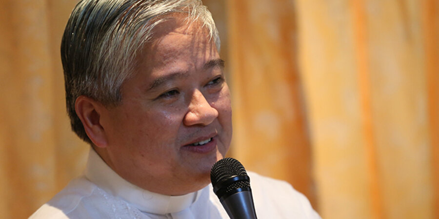 Der Vorsitzende der Katholischen Bischofskonferenz der Philippinen, Erzbischof Socrates Villegas. Foto: picture-alliance/AP Photo