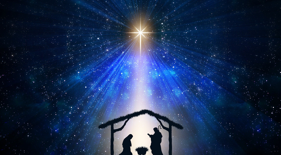 In der Weihnachtsnacht kam der Retter der Menschen auf die Erde. Symbolfoto: pixabay.com