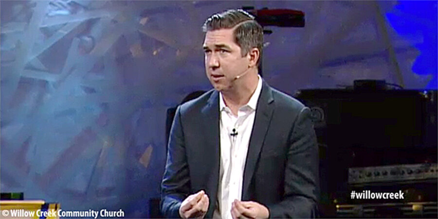Der Hauptpastor der Willow-Creek-Gemeinde, Steve Carter. Screenshot: willowcreek.tv