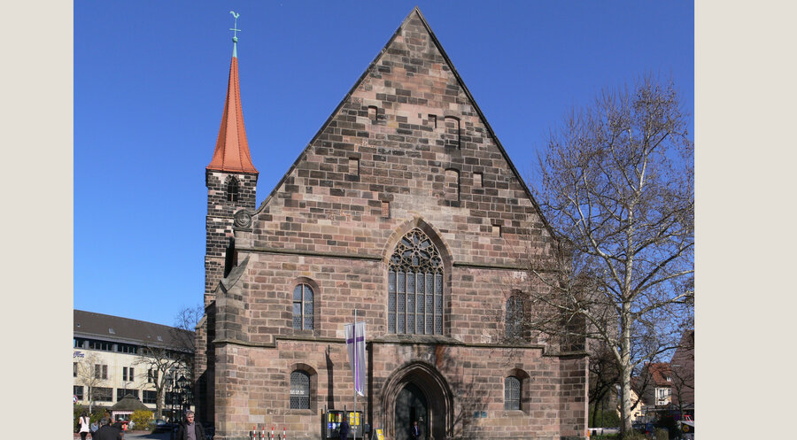 Die evangelische Nürnberger St. Jakobskirche. Foto: Andreas Praefcke, CC BY 3.0, via Wikimedia Commons