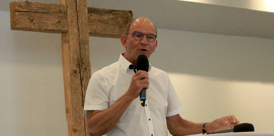 Pastor i. R. Heinrich Christian Rust war ein Redner beim Treffen des „Christlichen Convents Deutschland“. Foto: CCD2019/Norbert Abt