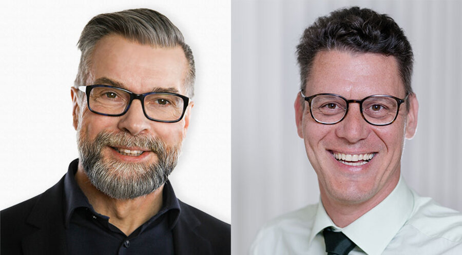 Der Autor und Pfarrer Gerd Kiefer und der Autor Erik A. Panzig. Foto: Privat 