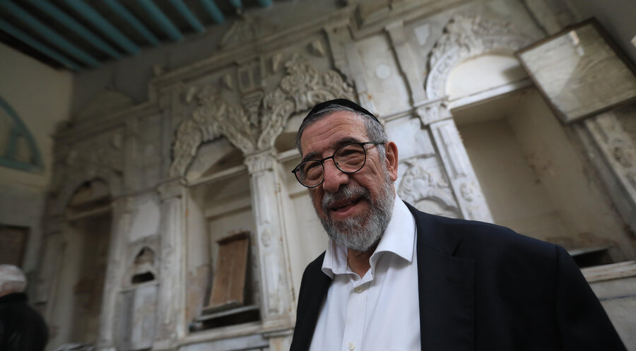 Rabbi Jusuf Hamra kehrte im Dezember 2024 nach Syrien zurück. Foto: picture alliance / Anadolu | Bakr Al Kasem