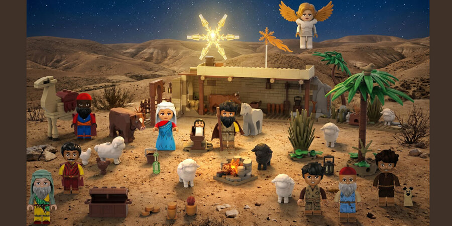 Die Weihnachtsgeschichte ist Teil der ersten BibleCraft-Sets.