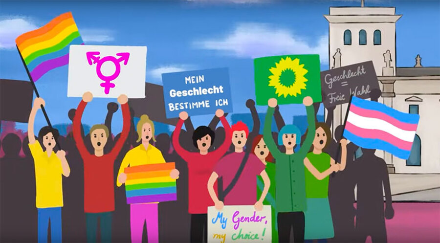 Das Aktionsbündnis für Ehe und Familie, „Demo Für Alle“ hat vor der geplanten Einführung eines neuen „Selbstbestimmungsgesetzes“ gewarnt. Screenshot: YouTube/ DemoFürAlle