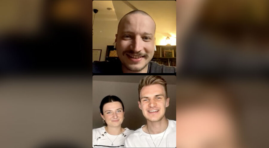 Das Ehepaar Esther und Christian Giller sprach beim #Stammtischgespräch auf Instagram mit IDEA-Redakteur Thomas Richter über das Thema „Höhen & Tiefen einer christlichen Ehe“. Screenshot: Instagram/ mein.idea