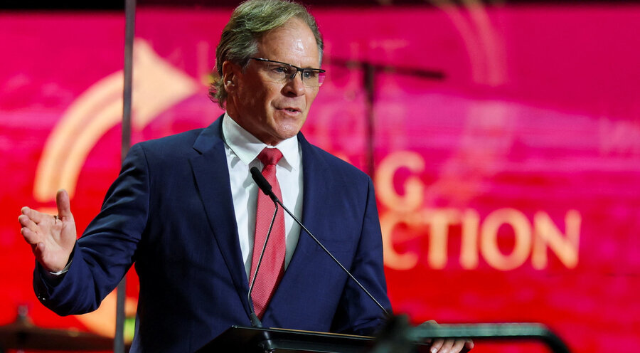 Der christliche Apologet und Redner Frank Turek. Foto: picture alliance / REUTERS | Daniel Cole