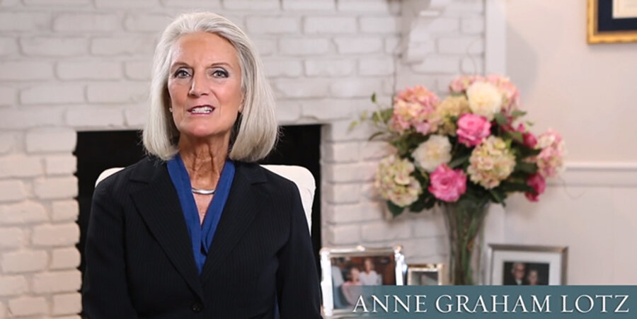 Die Predigerin Anne Graham Lotz. Screenshot: www.annegrahamlotz.org
