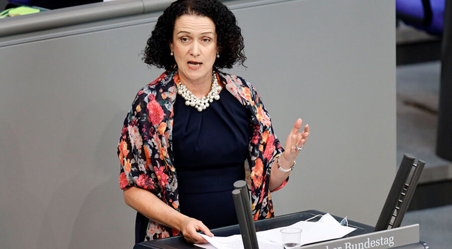 Hat mit ihrem X-Beitrag heftige Kritik ausgelöst: Die AfD-Politikerin Nicole Höchst. Foto: picture alliance/Christoph Hardt/Fotopress