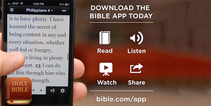 Immer mehr nutzen die Bibel-App. Sceenshot: YouVersion