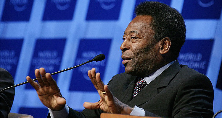 Bei der Fußballlegende Pelé war 2021 Krebs festgestellt worden. Archivfoto: World Economic Forum/E.T. Studhalter 