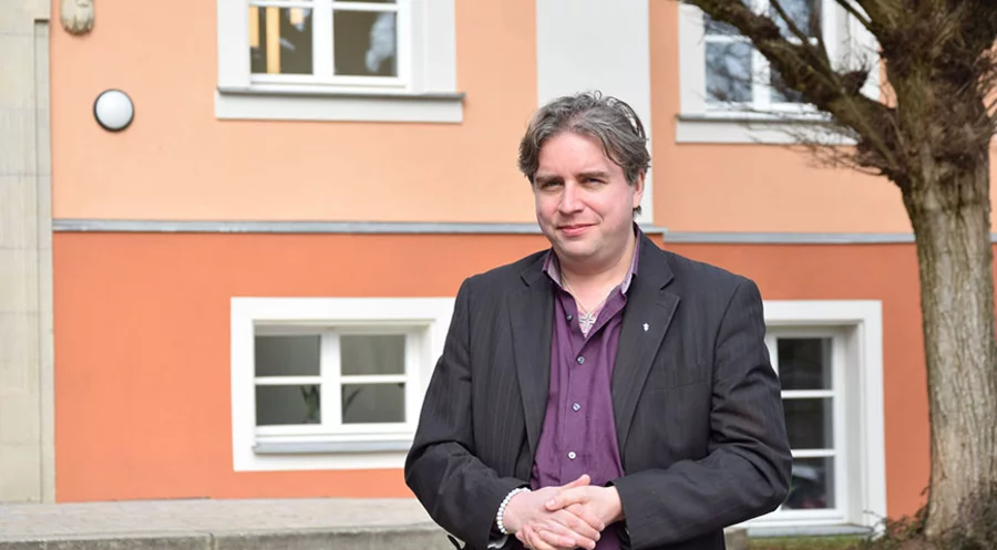 Diakon Tobias Petzoldt. Foto: Lara März/ Rummelsberger Diakonie