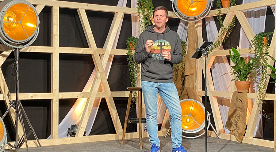 Der Referent für Jugendevangelisation beim Jugendverband „Entschieden für Christus“, Andreas Müller. Foto: Faschingsalternativtage