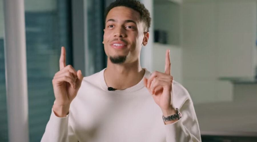 Felix Nmecha steht bei Borussia Dortmund unter Vertrag und ist bekennender Christ. Screenshot: YouTube/„Jesus My Goal“