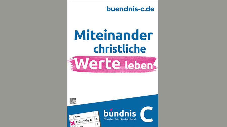 Eines der Wahlplakate von "Bündnis C". Grafik: "Bündnis C"