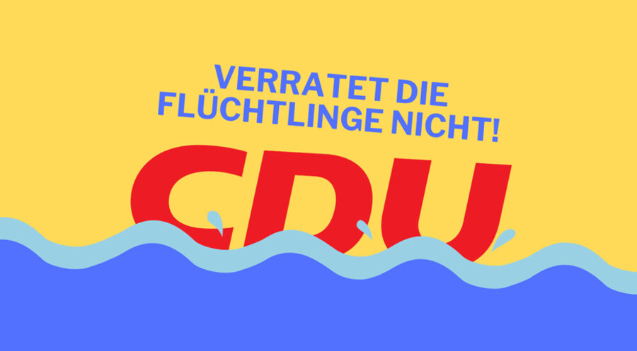 Der Aufruf der Bundesarbeitsgemeinschaft Asyl. Grafik: kirchenasyl.de