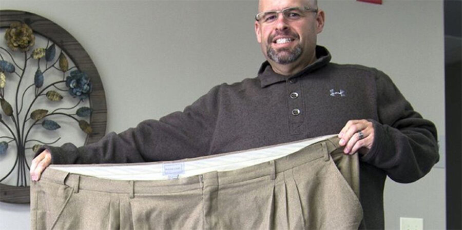 Der 37-Jährige Jeremy Atwood hat einst 223 Kilogramm gewogen und in den vergangenen zwei Jahren dann fast 109 Kilogramm abgenommen. Foto: Kentucky Today