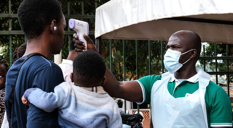 Am 17. Mai hatte die Weltgesundheitsorganisation (WHO) den internationalen Gesundheitsnotstand ausgerufen. Foto: picture alliance / AP Photo/Hajarah Nalwadda | Hajarah Nalwadda