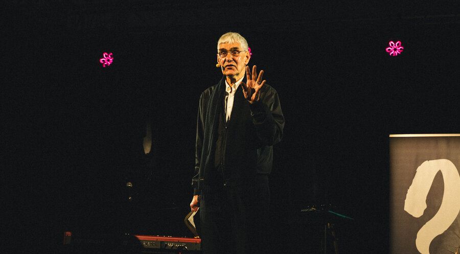 Der Theologieprofessor Hans-Joachim Eckstein sprach beim diesjährigen „DünenhofFestival“. Foto: Lukas Lehnart