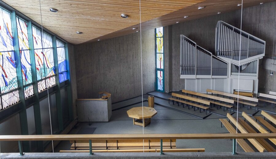 Rund 100 Orgelpfeifen haben Unbekannte haben aus der entwidmeten Friedenskirche in Velbert gestohlen. 