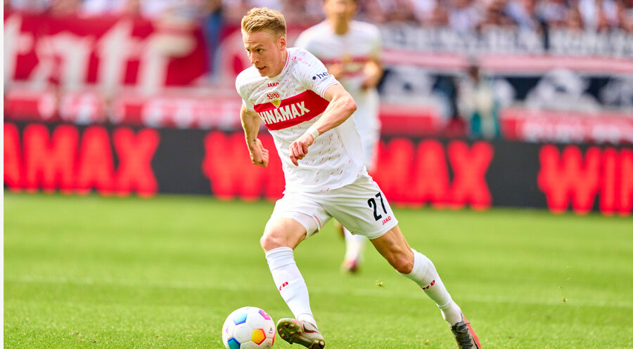 Die Fußballspieler Chris Führich ist bei der EM dabei. Foto: IMAGO / ActionPictures