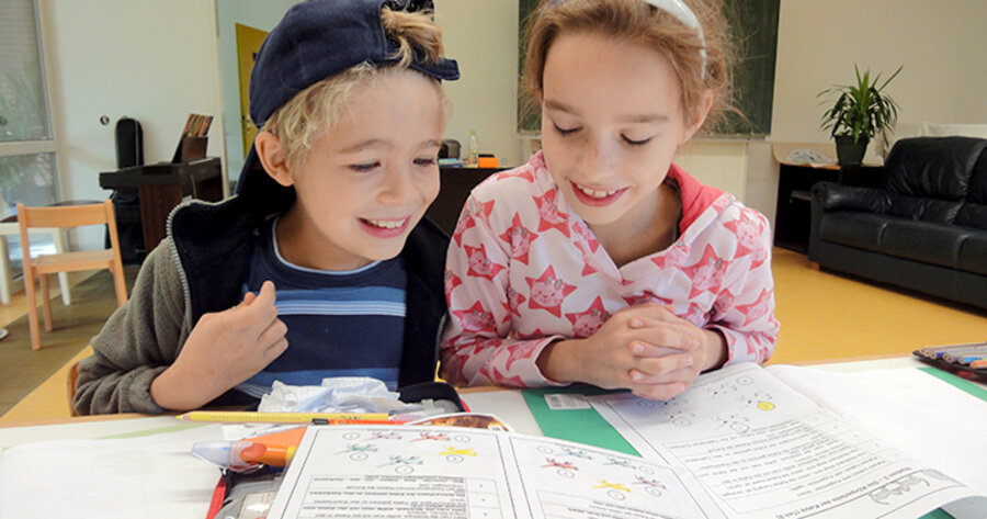 Kinder im Unterricht an der Christlichen Schule Braunschweig. Foto: Privat