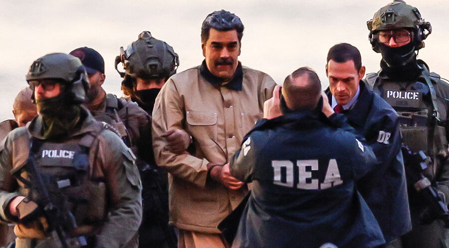Der festgenommene Nicolás Maduro in New York. Foto: picture alliance / REUTERS | Eduardo Munoz
