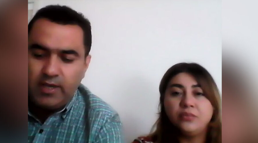 Hamid und seine Ehefrau aus dem Iran. Screenshot: IDEA