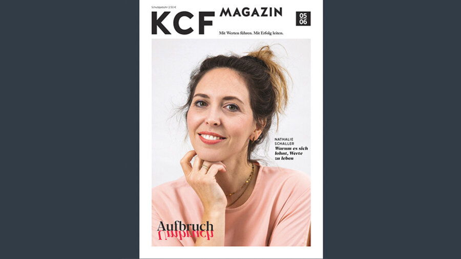 In der aktuellen Ausgabe hat sich die Gründerin über ihre Beweggründe geäußert. Grafik: kcf.de