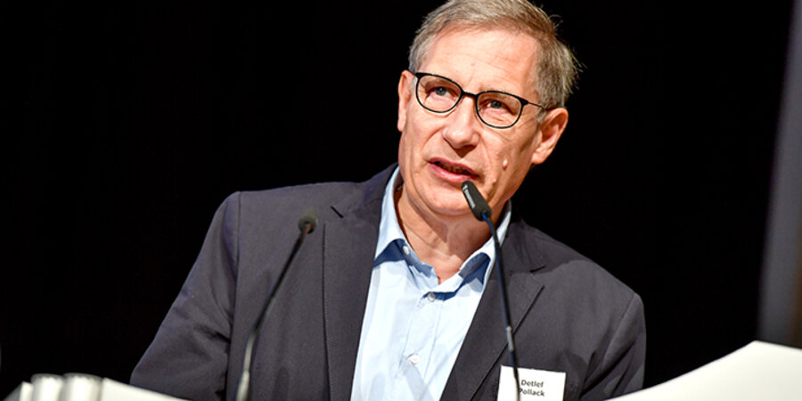 Der Religionssoziologe Prof. Detlef Pollack. Foto: Fotografie Köhring