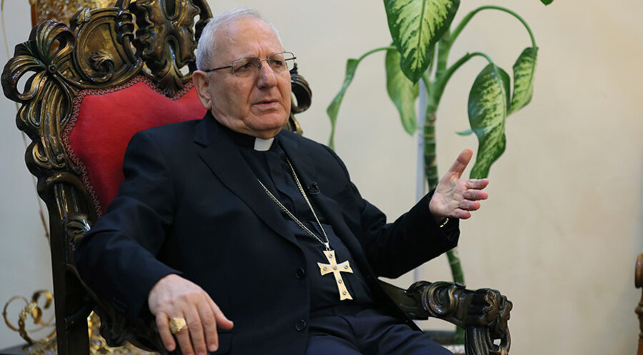 Kardinal Louis Raphael Sako will sich künftig „in Ruhe dem Gebet, dem Schreiben und einfachem Dienst“ widmen. Foto: picture alliance/Khalid Mohamed 