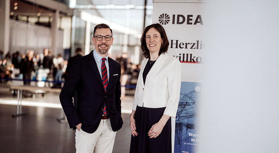 Dennis Pfeifer und Daniela Städter. Foto: IDEA/Matthias Schmitt