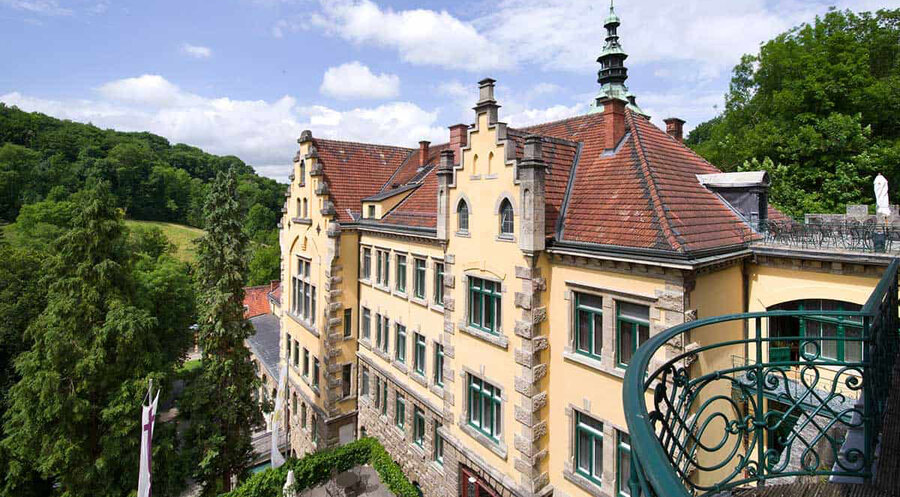 Geht in die Hände des Schlosshotels Hellenstein: Die Tagungsstätte „Wildbad“ in Rothenburg ob der Tauber. Foto: wildbad.de/Tom Schrade