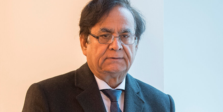 Der muslimische Anwalt der freigesprochenen pakistanischen Christin Asia Bibi, Saif-ul-Malook. Foto: picture-alliance/dpa
