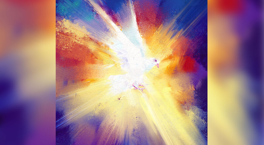 Die Taube ist ein Symbol für den Heiligen Geist. Foto: iStock/Modera76