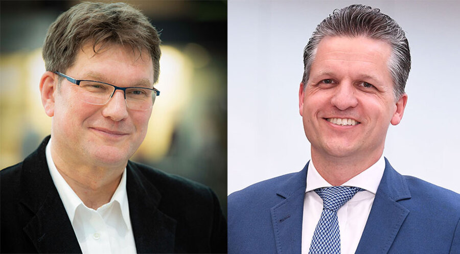 Uwe Heimowski ist Beauftragter der Deutschen Evangelischen Allianz und Thorsten Frei ist stellvertretender Vorsitzender der CDU/CSU-Bundestagsfraktion. Foto: privat; Thorsten Frei 
