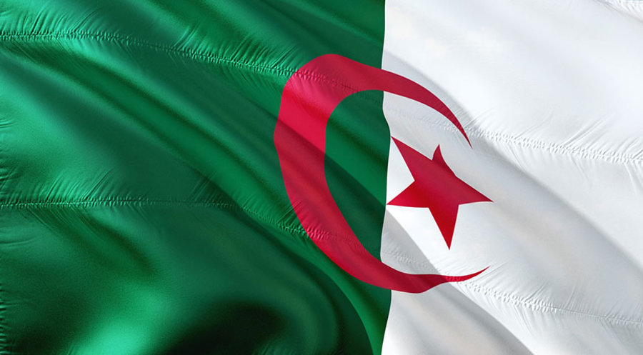 Die algerische Flagge. Symbolbild: pixabay.com