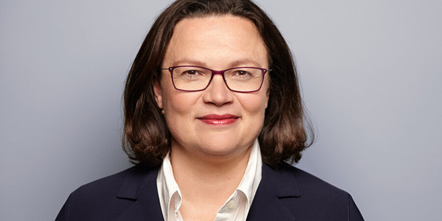 Die SPD-Vorsitzende Andrea Nahles. Foto: Susie Knoll/spd.de