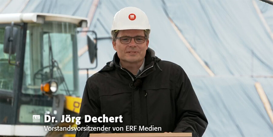 Der Vorstandsvorsitzende von ERF Medien, Jörg Dechert. Screenshot: facebook.com/ERFMedienDeutschland