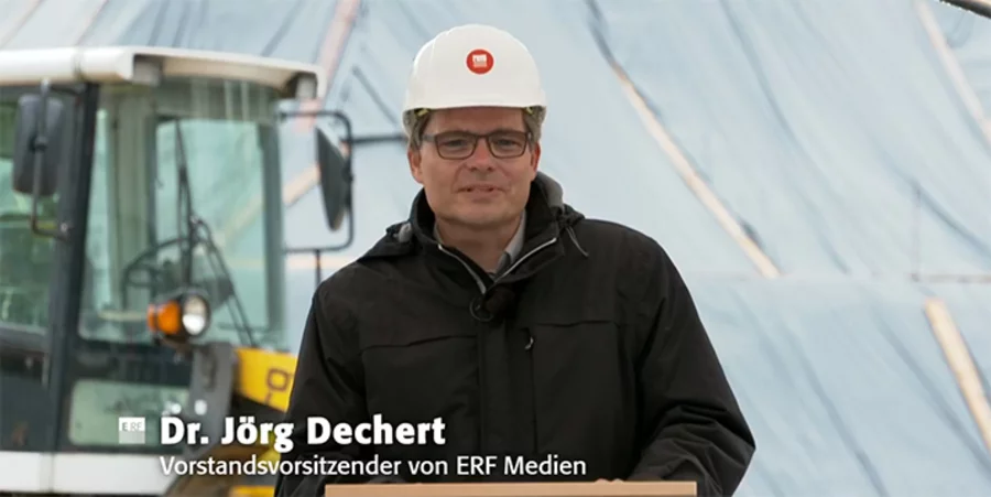 Der Vorstandsvorsitzende von ERF Medien, Jörg Dechert. Screenshot: facebook.com/ERFMedienDeutschland