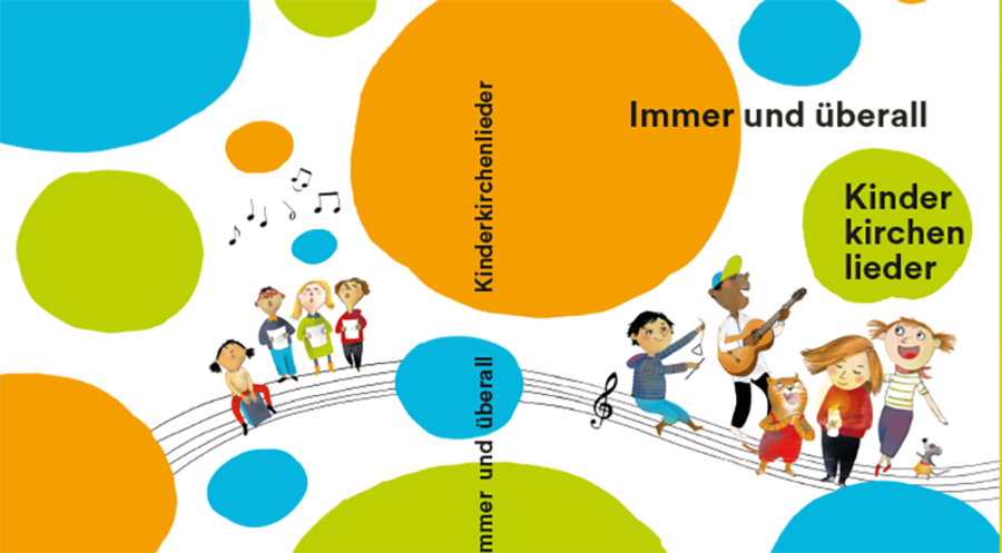 Die insgesamt 388 Lieder des Gesangbuchs beschäftigen sich mit unterschiedlichen Themen, darunter auch mit der Trauer über verstorbene Menschen und Haustiere. Illustration: Marion Goedelt, Grafik und Layout: Angelika Wey-Bomhard