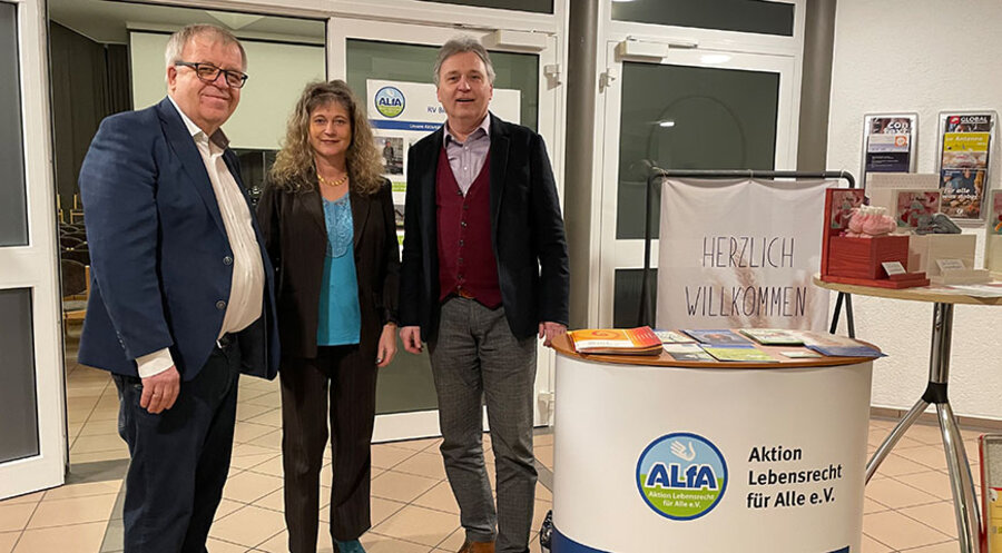 Der Verein "Lebensrecht für Alle e.V." setzt sich gegen Abtreibungen ein. Foto: ALfA