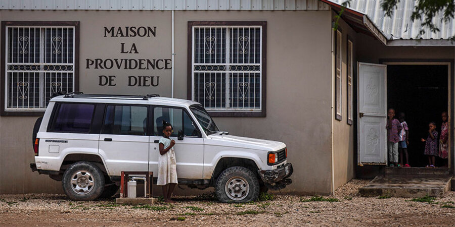 Das Waisenhaus in der Gegend von Croix des Bouquets. Foto: picture alliance / ASSOCIATED PRESS | Odelyn Joseph
